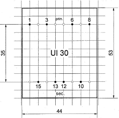 Print Layout - UI30 Transformer