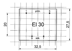 Print Layout - EI30 Transformer