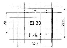 Print Layout - EI30 Transformer