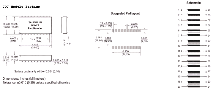 Dimensions & Schematic